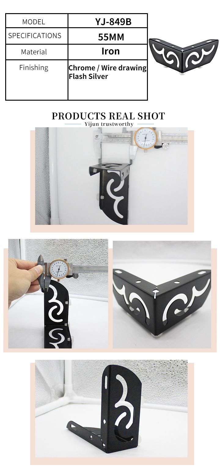 Black Plated Metal Furniture Sofa Legs for Furniture