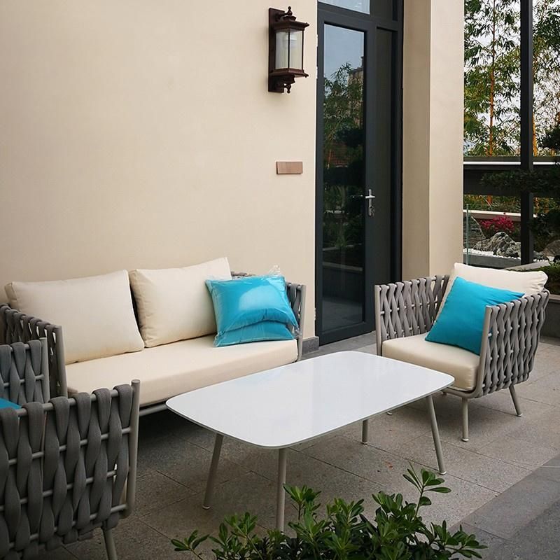 Nordic Outdoor Sofa Villa Rattan Combination Hotel Outdoor Furniture