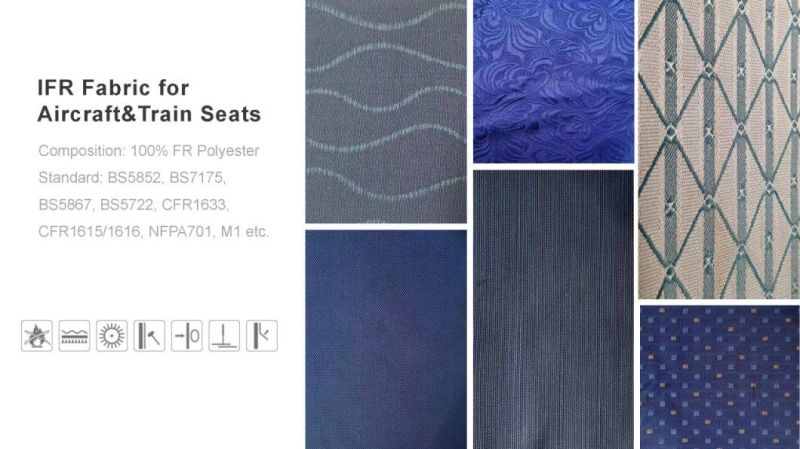 Flame Retardent 100% Polyester Pillow Cushion Sofa Furniture Fabrics
