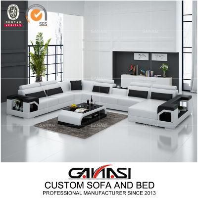 Luxury Living Room Leather Customized Sofa G8010