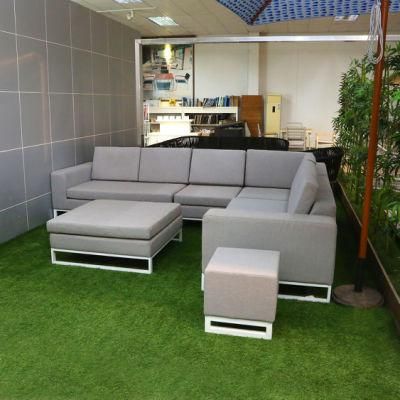 Morden Design Luxury Outdoor Hotel Furniture Aluminum Lounge Sofa Set