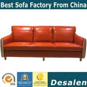 2018 China Exporting Furniture Simple Design Modern Futon Leather Sofa (8069-2)