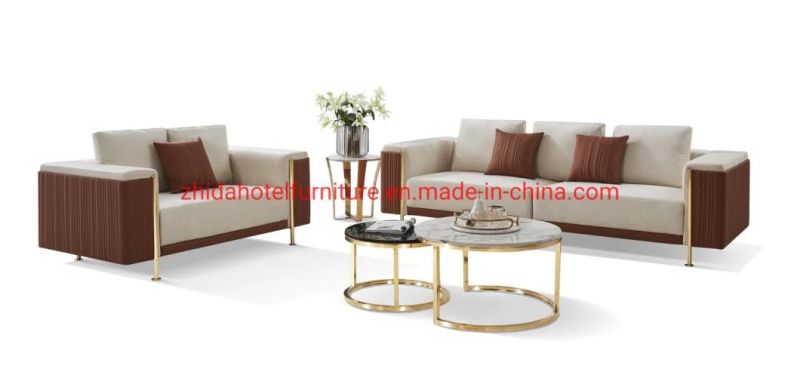 Zhida Modern Hotel Restaurant Furniture Living Room Luxury Leisure Sofa