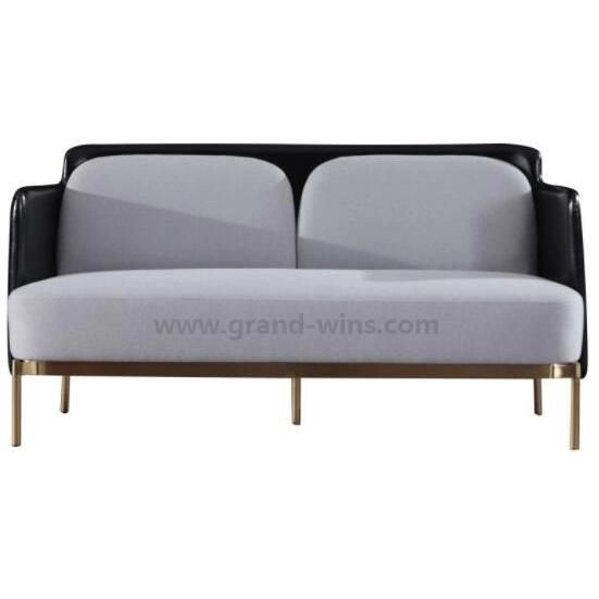 Hotel Furniture Fabric Leather Single Seat Sofa Living Room Chair