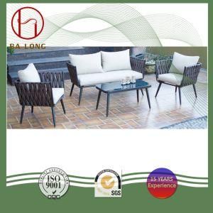 New Popular Aluminum Frame Weaving Rope Leisure Outdoor Patio Sofa