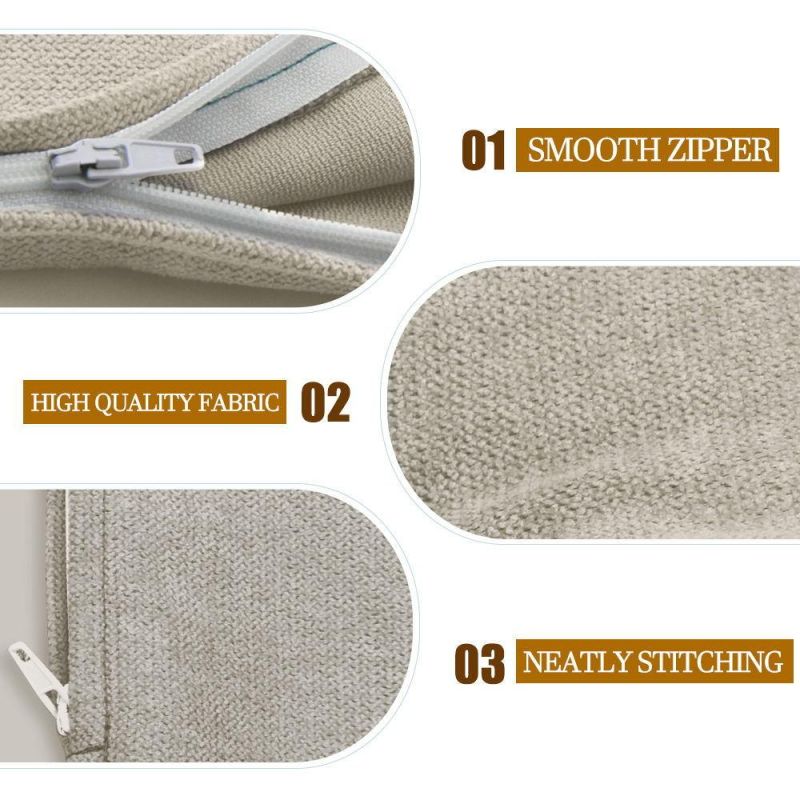 Comfortable Super Soft Pure Color Sofa Pillow Cushion