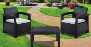 Outdoor Patio Molded Rattan Sectional Sofa Set