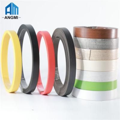 High-Quality PVC Wood Grain and Plain Colored Edge Banding Tape Edge Banding Rolls