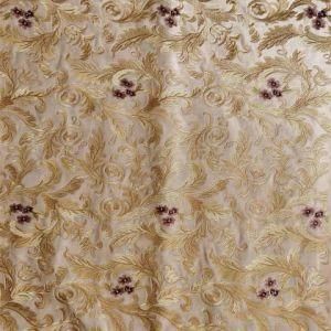 CF8038 China High Quality Embroidered Velvet Fabric for Sofa