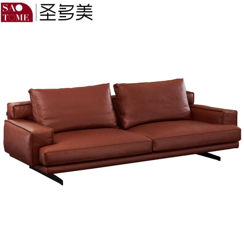 Sponge with Armrest Carton Packed Restaurant Furniture Living Room Sofa Set