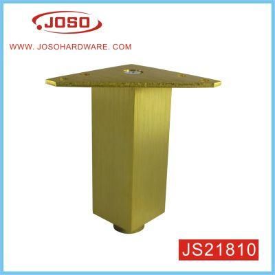 Adjustable Golden Square Cabinet Leg for Bedroom