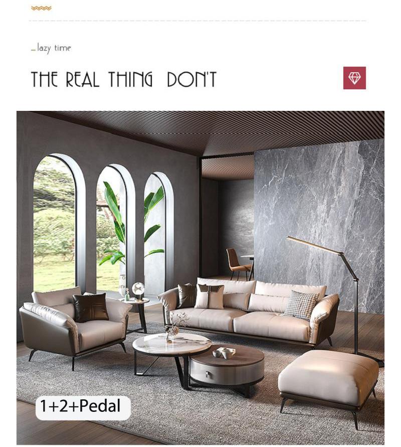 Hot Selling Living Room Sofa Set Leather 1+2+3