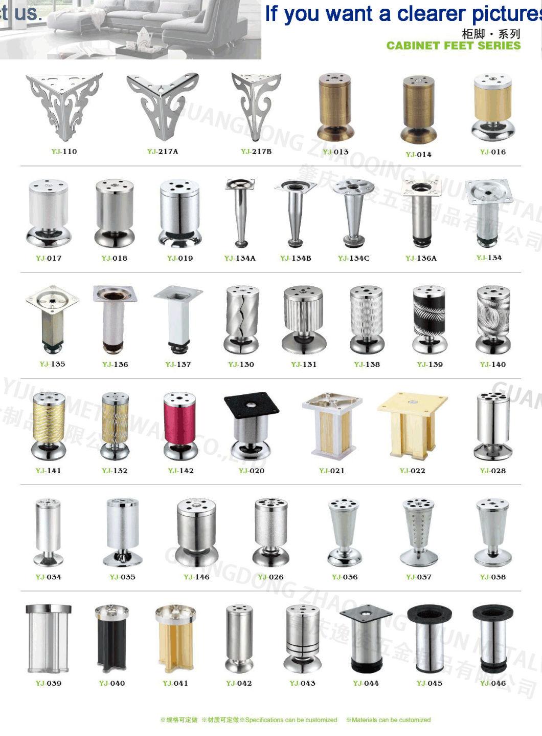 Different Shape China Manufacturer High-Quality Furniture for Assembly Hardware Metal Sofa Legs