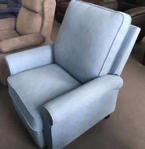 Modern Furniture Sky Blue Upholstered Lounge Chair Sofa