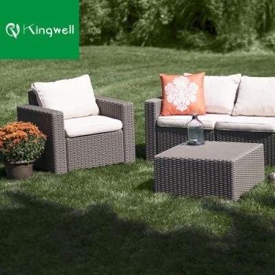 Chinese Factory Leisure Aluminium Rattan Hotel Apartment Garden Patio Sofa Outdoor Furniture