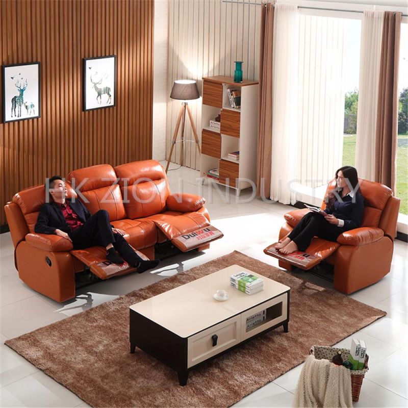 Comfortable and Reclining Chesterfield Sofa Set Luxury Living Room Furniture Living Room Sofa Modern Lounge Furniture Leather Sofa