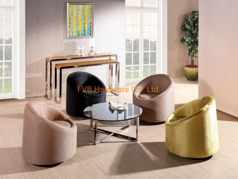 Classical European Living Room Leather Sofa Double and Single Seats