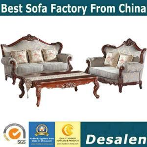 China Furniture Factory Hotel Royal Fabric Sofa (196-2)