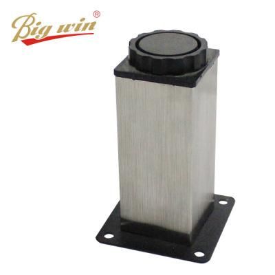 Square Tube Strong Stainless Steel Iron Cabinet Legs