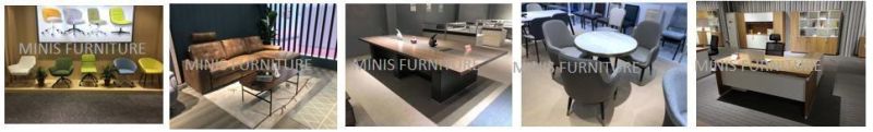 (MN-SF92) Home Modern Simple Comfortable Living Room L Grey Sofa Furniture