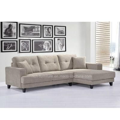 Hotel Apartment Living Room Modern Fabric 5 6 Seater Fabric Corner Sofa