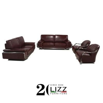 Hot Selling Sectional Leisure Living Room Furniture Genuine Leather Sofa