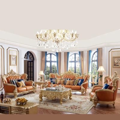 Living Room Sofa Furniture with Coffee Table in Optional Sofas Seats and Furniture Color From Chinese Furniture Factory