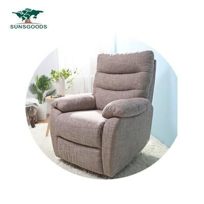 Most Popular Fabric Reclining Furniture Jute Sofa Set for Livng Room