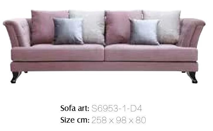 Hotel Classical Wooden Furniture Living Room Sofa