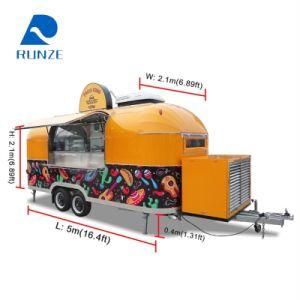 Luxury Mobile Airflow High-Quality Mobile Food Truck / Hot Sale Camper Van and Baking Equipment Housing Sofa Food Trailer