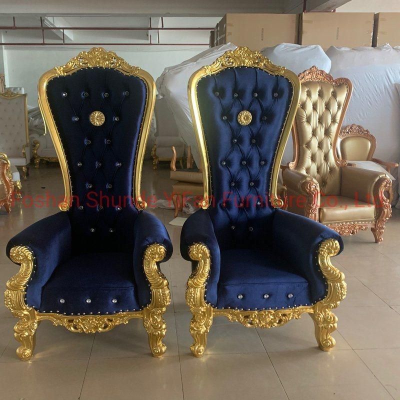 Hotel Furniture Factory Wholesale High Back Hotel Wedding Chairs in Optional Furnitures Color