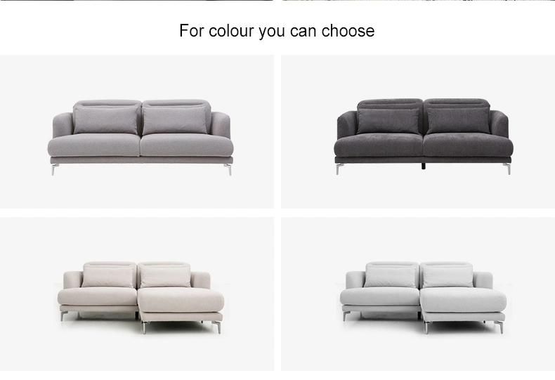Fabric Non Inflatable 3 Seats Home Furniture Modern Design Sofa