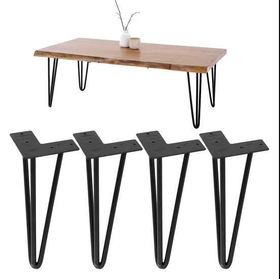 3 Rods Heavy Duty Hairpin Table Metal Legs