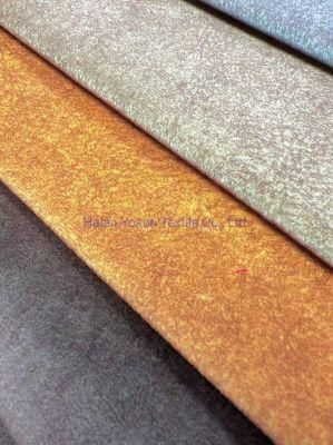 Abrasion Resistant Home Textile Decorative Sofa Fabric Upholstery Velvet