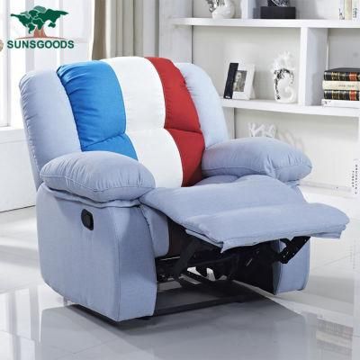 Made in China Recliner Fabric Sofa Set with Colour Combinations