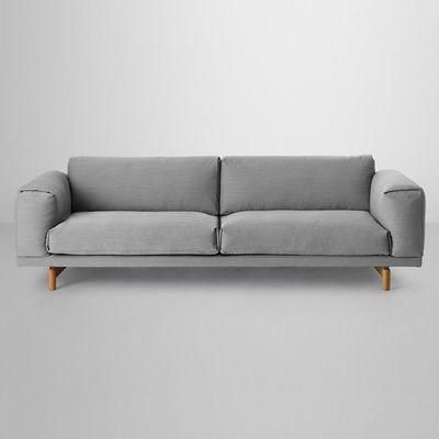 2021 New Arrival Solid Wood Frame Three Seater Sofa