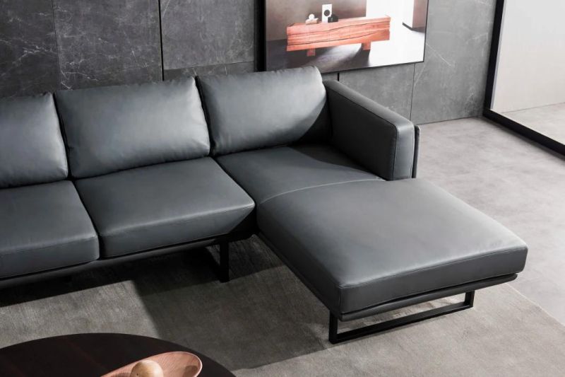 Customized Home Furniture Modern Leather Sofa for Hotel GS9037