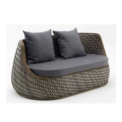 Nordic Outdoor Double Rattan Sofa Rattan Art Living Room Balcony Rattan Chair