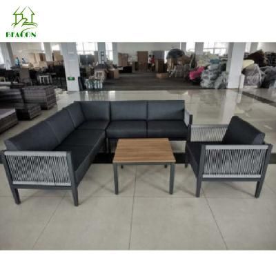 Aluminum Alloy Leisure Sofa Cover Garden Hotel Outdoor Metal Outdoor Furniture Sofa