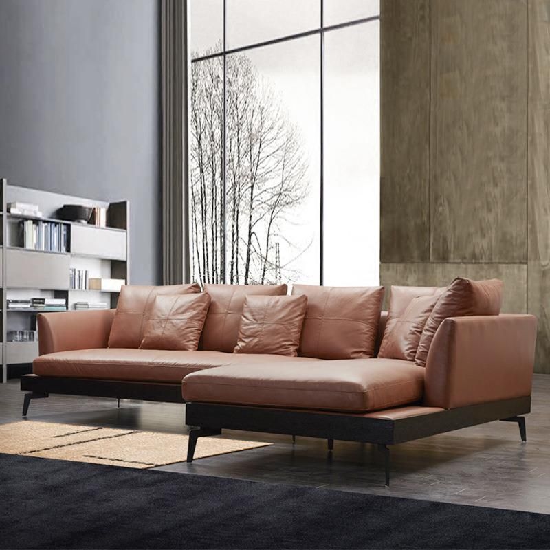 Dongguan Manufacturer Wholesale Living Room High Quality Leather Sofa Sets