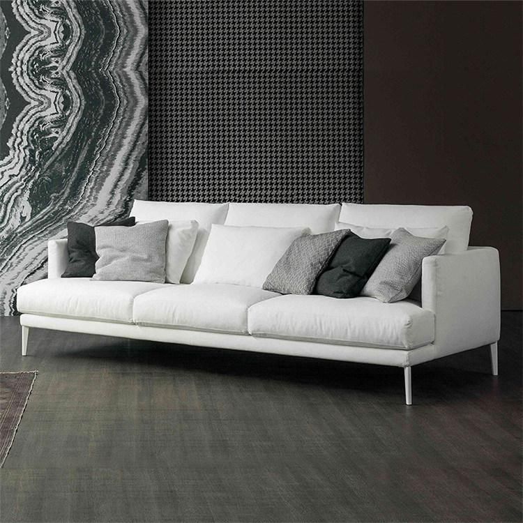 Living Room Chesterfield Furniture Modern Wood Frame Fabric Sofa