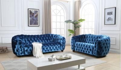 Fabric Tuft Button Sofa for Living Room