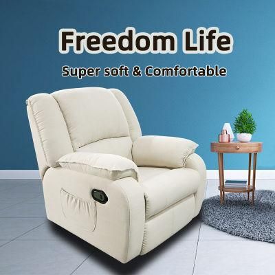 Factory Supply Adjustable Soft Furniture Living Room Couch Reliner Sofa