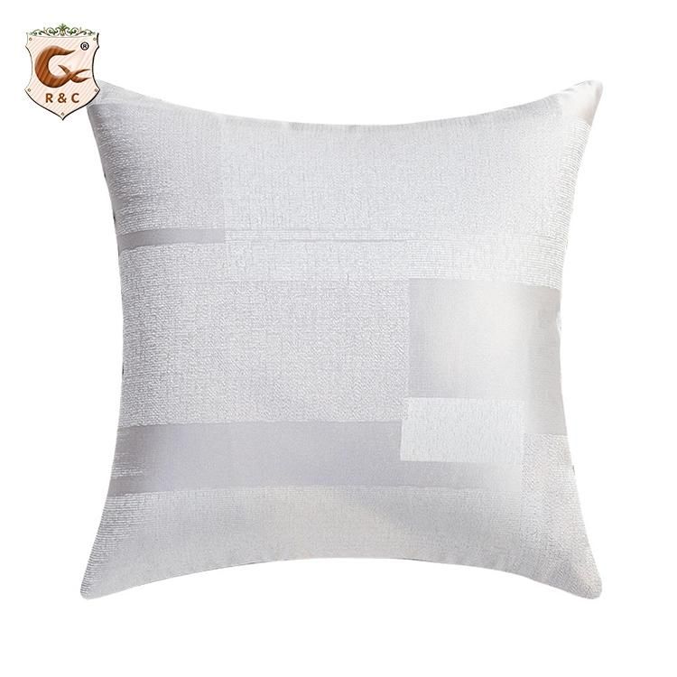 Modern Simple Design Solid Color Soft Satin Cushion Cover Home Sofa Decorative 45X45cm Throw Pillow Cover