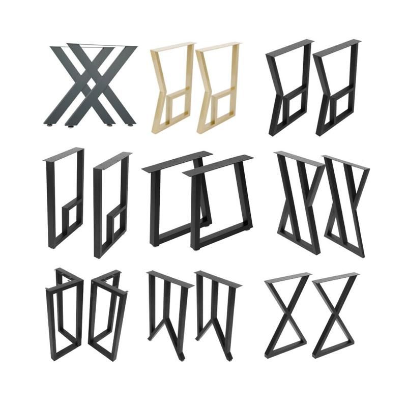 X Shaped Coffee Metal Table Legs