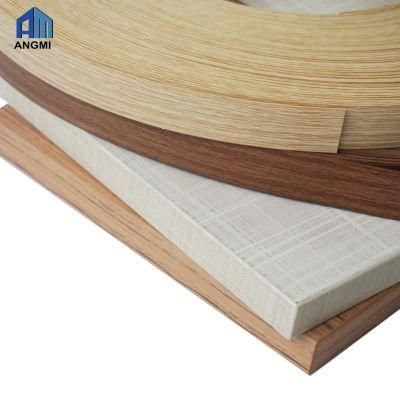 Wood Grain/Solid Color 0.45mm 1mm 2mm 3mm PVC Edge Banding Tapa Cantos