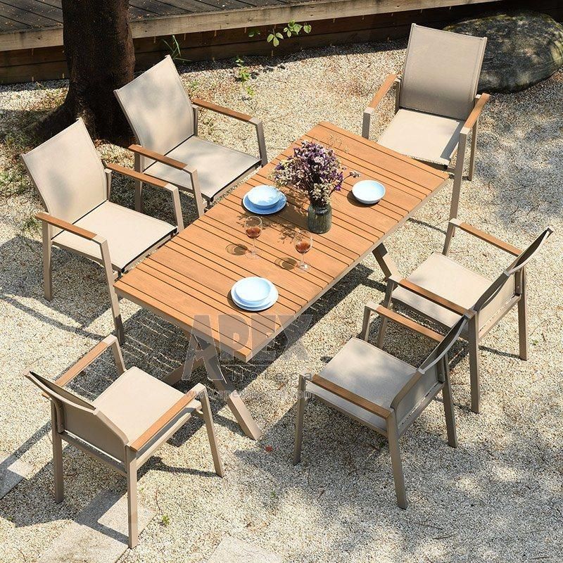 Outdoor Sofa Plastic Wood Lounge Garden Furniture AC1303