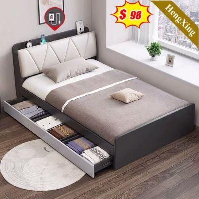 Wholesale Modern Home Living Room Bedroom Wooden Children Kids Furniture Sofa Double King Wall Single Bed
