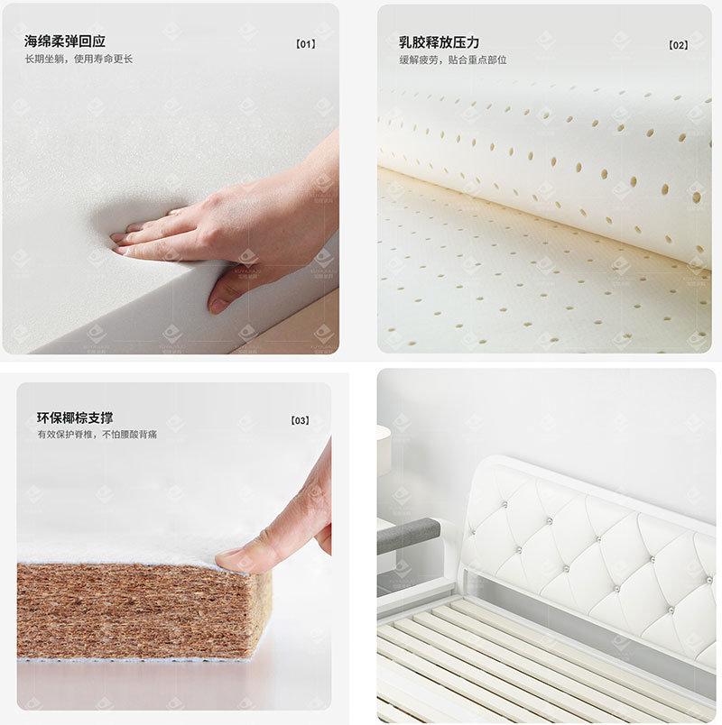 Factory Wholesale High Quality Fabric Living Room Sofa Bed Modern Metal Frame Folding Sofa and Bed