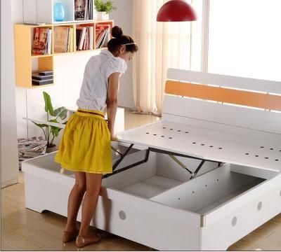 Space Saving Vertical Knock Down Gas Lift Mechanism Bed